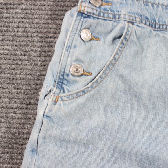 Levi’s Shortalls Womens Small Light Wash Denim 52333 Adjustable Missing Buckle - Picture 8 of 8